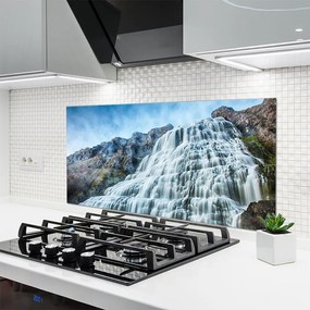 Szkło Ozdobne do Kuchni Kaskada Górskiego Potoku