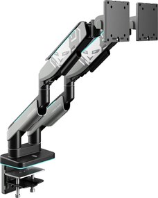Uchwyt regulowany na 2 monitory 35 cali RGB Diablo X-Arm Dual, szaro-czarny