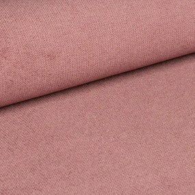 Łóżko tapicerowane COMFINO VELVET z wysuwanym miejscem do spania 120x200 cm, różowe