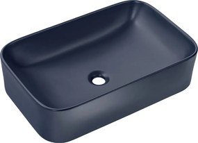 Granatowa ceramiczna umywalka nablatowa G5-G10