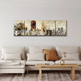 Obraz - Artystycznie ukształtowane miasto (170x50 cm)