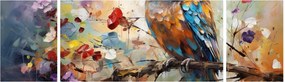 Obraz - Malowana sowa (170x50 cm)