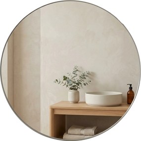 Lustro okrągłe NOOR, metalowa rama, Ø 80 cm