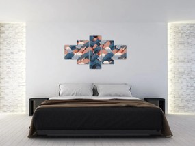 Obraz - Fale i wzgórza (125x70 cm)