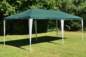 Ogrodowy namiot 3×6 m z oknami i ściankami, zielony