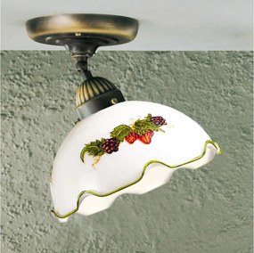 Kolarz 731.10.113 - Przysufitowy żyrandol NONNA 1xE27/75W/230V Ø 20 cm wino/truskawki