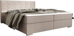 Dwuosobowe Łóżko Kontynentalne Z Pikowanym Zagłówkiem 160X200 G7-W23