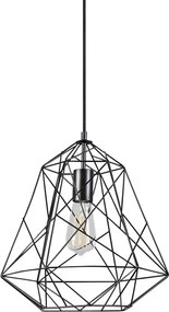 Industrialna lampa wisząca czarna - Framework Basic
