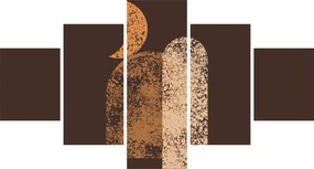 Obraz - Pomarańczowe łuki N⁰2 (125x70 cm)