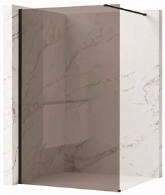 Kabina prysznicowa Walk-In Rea Flexi Brown / Black 120