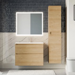 Badmöbel Set VIREO 80 cm mit Waschbecken