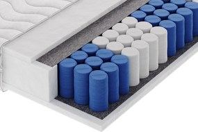 Masseno Materac NOCTIVO 200x200 cm sprężynowy kieszeniowy dwustronny średnio twardy H3