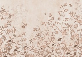 Fototapeta – Vintage ogród (196x136 cm)