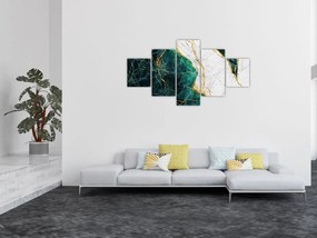 Obraz - Turkusowy marmur (125x70 cm)