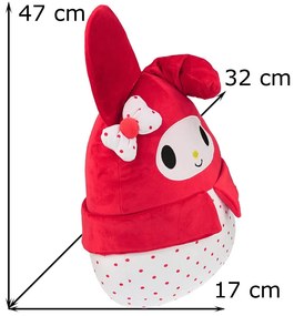 Poduszka Squish My Melody, 32 x 17 x 47 cm