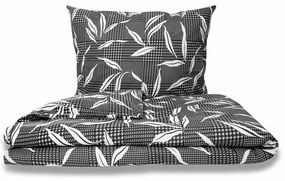 Kvalitex Bawełniana pościel Osaka szary, 200 x 200 cm, 2 szt. 70 x 90 cm