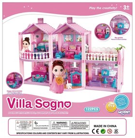 Woopie domek dla lalek kucyków pony fantasy villa 120 el.