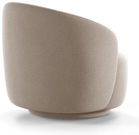 Beżowy obrotowy fotel Letizia – Micadoni