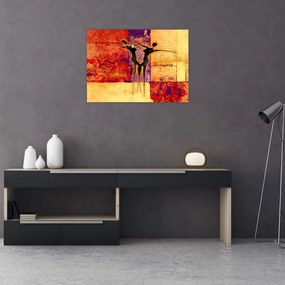 Obraz na szkle - Afrykańskie boginie (70x50 cm)