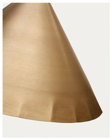 Lampa wisząca w kolorze mosiądzu z metalowym kloszem ø 46 cm Parlava – Kave Home