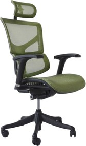 Ergonomiczny fotel biurowy z siateczki ErgoFly Sail, zgodny z normą BHP
