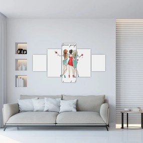 Obraz - Wiecznie młody, wiecznie pijany (125x70 cm)