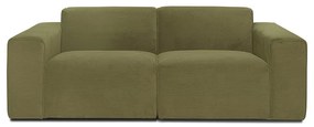 Zielona sztruksowa sofa modułowa Scandic Sting