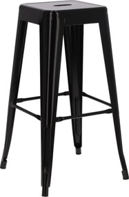 Stołek barowy Paris insp. Tolix 75 cm czarny
