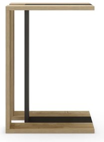 Stolik w dekorze dębu 40x30 cm Macha – Marckeric