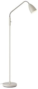 Beżowa lampa stojąca LED ze ściemniaczem z metalowym kloszem (wysokość 140 cm) Patro – Markslöjd