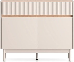 Komoda DUMI 06 2D2S 104 kaszmirowa/dąb cremona  ML MEBLE