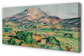 Zdjęcie na płótnie Góra św. Wiktorii - Paul Cézanne