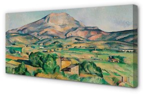 Obraz na płótnie Góra św. Wiktorii - Paul Cézanne