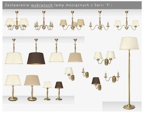 Elegancka klasyczna lampa podłogowa F-P1