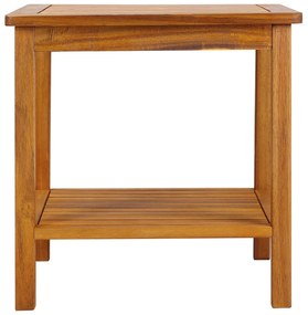 Casaria Drewniany stolik WASHINGTON, 45x45x45cm, brązowa
