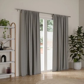 Stalowy regulowany karnisz w kolorze srebra 91 - 168 cm Cleo – Umbra
