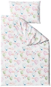 PrzytulneMieszkanie.pl PrzytulneMieszkanie.pl Pościel krepowa do łóżeczka Renforcé BALUNEA biała Rozmiar pościeli: 45 x 65 cm | 90 x 140 cm