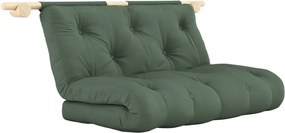 Zielona rozkładana sofa 135 cm Hooked – Karup Design