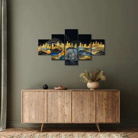 Obraz - Złote Góry (125x70 cm)