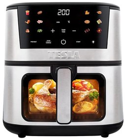 TESLA Electronics AirCook- Wielofunkcyjna cyfr. frytownica na gorące powietrze 7 l 1600W/230V