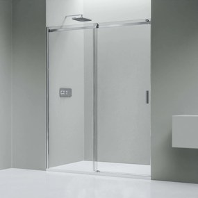 Drzwi prysznicowe przesuwne NT806 FLEXSzkło ESG 6 lub 8 mm z powłoką Nano – Szerokość do wyboru