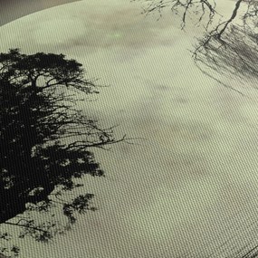 Obraz - Księżyc w pełni nad powierzchnią (170x50 cm)