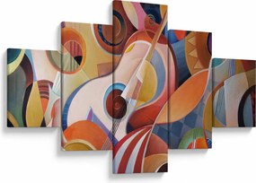 Obraz - Muzyczny abstrakt (125x70 cm)