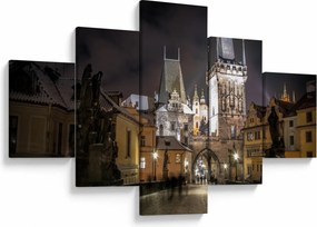 Obraz oświetlonej Bramy Pyłu (125x70 cm)