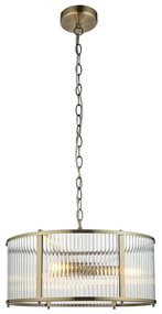 Endon 106282 - Żyrandol na łańcuchu RIDGETON 3xE14/6W/230V mosiężny