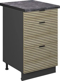 Szafka dolna do kuchni panel dębowy 50x60x82 fame-line