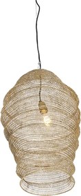 Orientalna lampa wisząca złota - Nidum