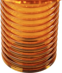 Lampa stołowa pomarańczowa z tworzywa sztucznego z LED, ładowana solarnie IP44 - Ambar