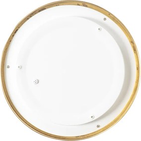 Nowoczesna lampa sufitowa złota 41 cm IP44 - Yuma