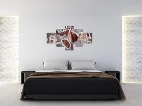 Obraz - Szczegół liści (125x70 cm)